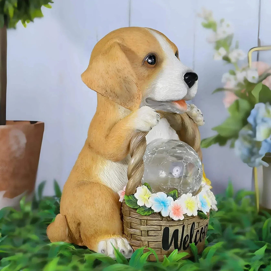 Lisslune | PuppyGlow – Solar-powered lake lamp with cute puppy design