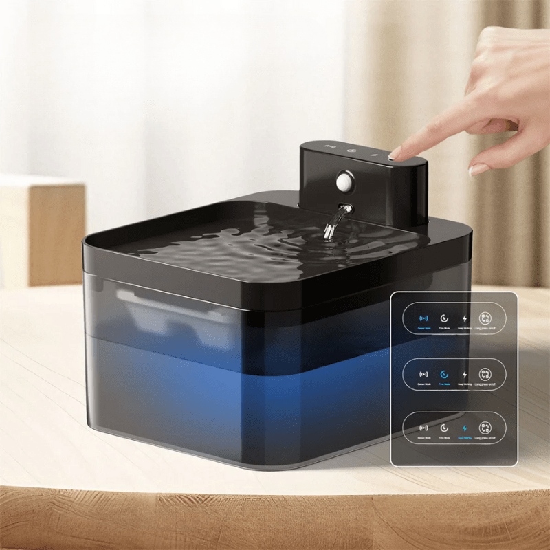 Lisslune | PUREFLOW Fountain – Smart Cat Water Fountain with Motion Sensor & Filtration