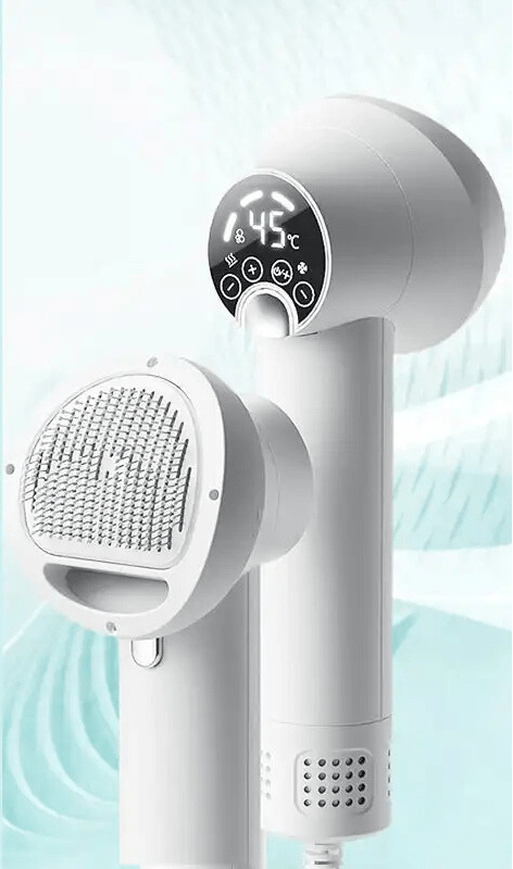 Lisslune | Leiser 2-in-1 Hair Dryer & Brush for Pets