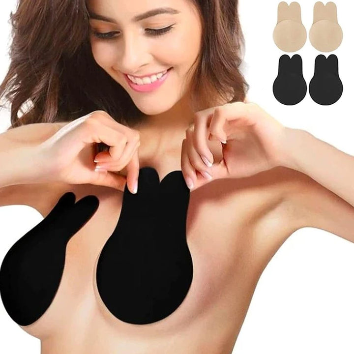 Lisslune | Invisible Push-up Bra without Straps – Self-adhesive Silicone Cups
