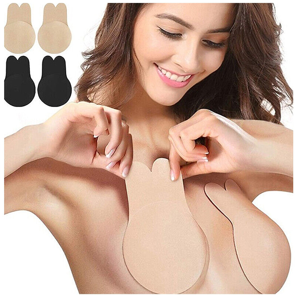 Lisslune | Invisible Push-up Bra without Straps – Self-adhesive Silicone Cups