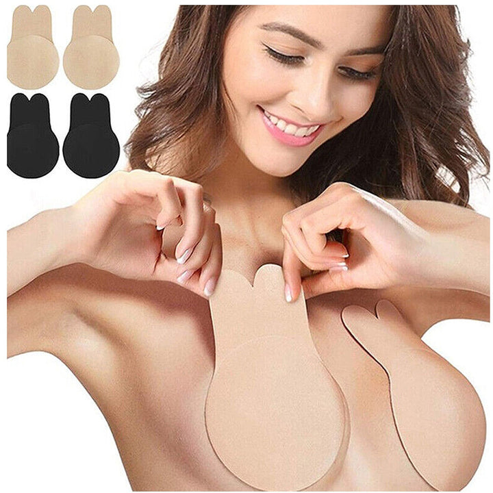 Lisslune | Invisible Push-up Bra without Straps – Self-adhesive Silicone Cups