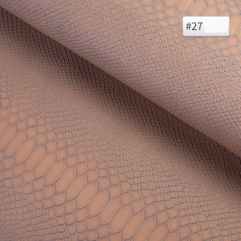 Lisslune | Luxurious Snake Leather Pattern PVC Leather - Premium 25cm x 34cm Material for Creative DIY Projects