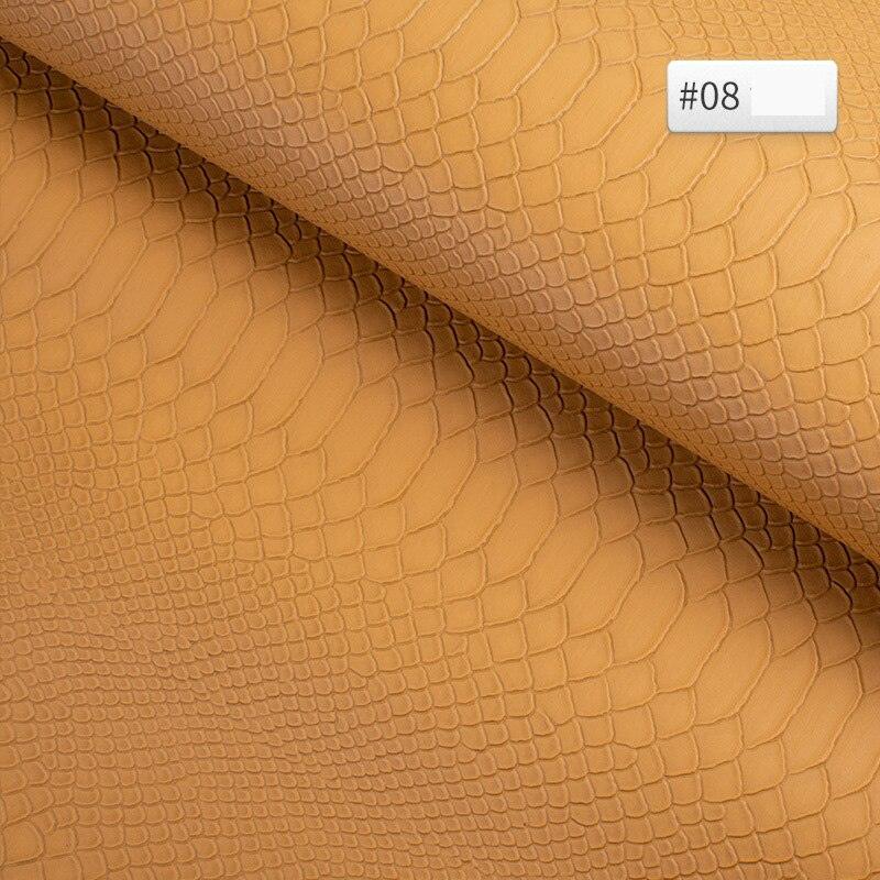 Lisslune | Luxurious Snake Leather Pattern PVC Leather - Premium 25cm x 34cm Material for Creative DIY Projects