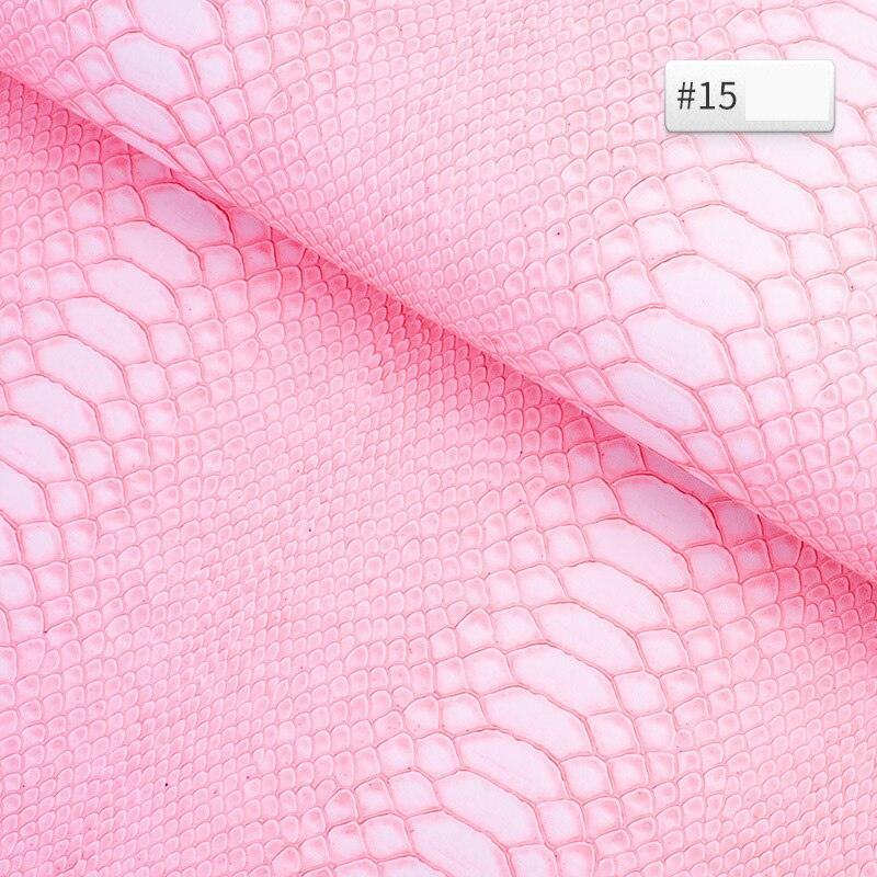 Lisslune | Luxurious Snake Leather Pattern PVC Leather - Premium 25cm x 34cm Material for Creative DIY Projects