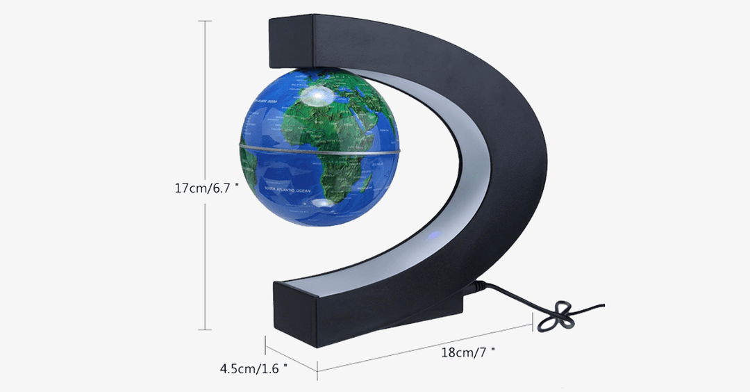 Lisslune | Modern Globe – Enjoy the magical magnetic levitation of the world!
