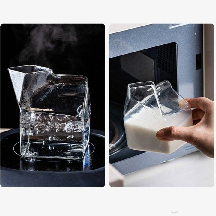 Lisslune | Quad Base Cup - Milk Carton Style Jug