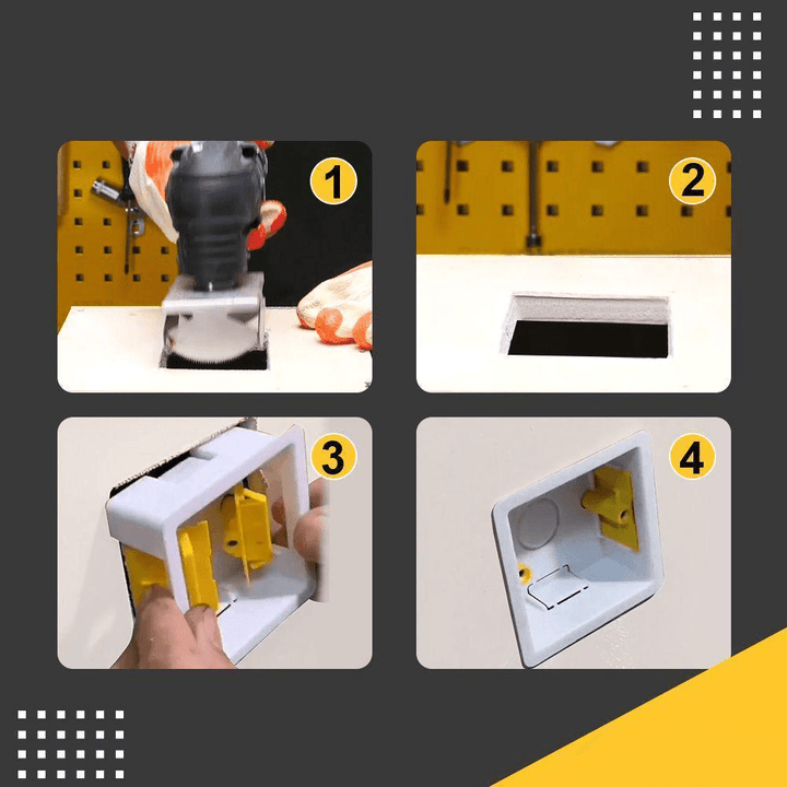 Lisslune | QuickSlot Pro Cutter – Precision Square & Rectangle Cutter for Multi-Tools