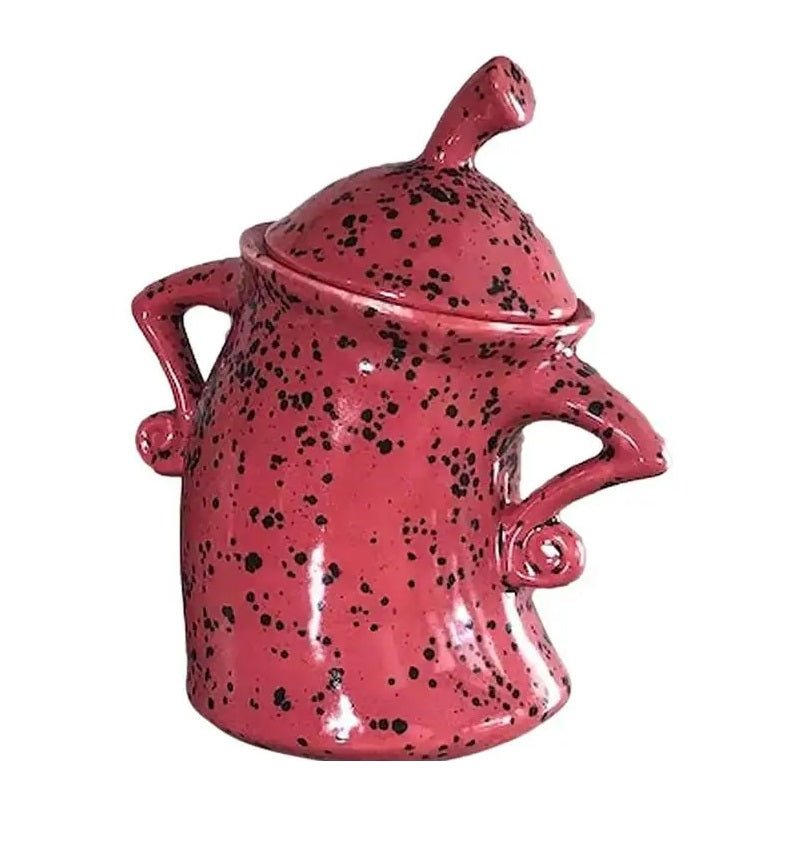 Lisslune | Quirky Akimbo Style Attitude Jar  – Hipster-Inspired Resin Canister for Candy, Kitchen Storage, or Whimsical Christmas Décor