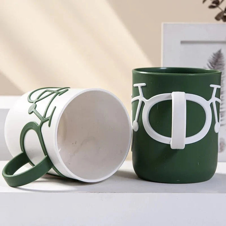 Lisslune | CycleMug - Unique mug with bicycle handle