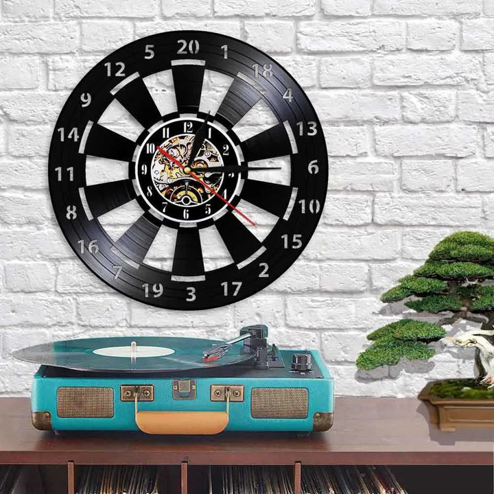 Lisslune | DartGlow Vintage Dartboard Wall Clock