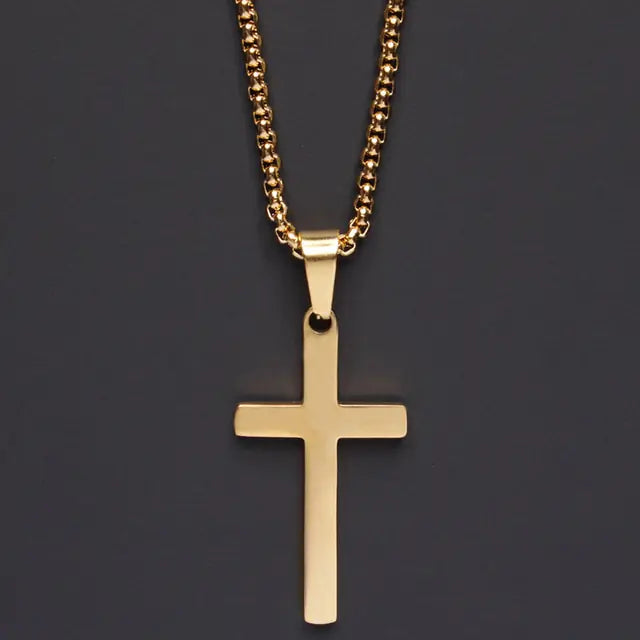 Lisslune | Classic Cross Men's Necklace