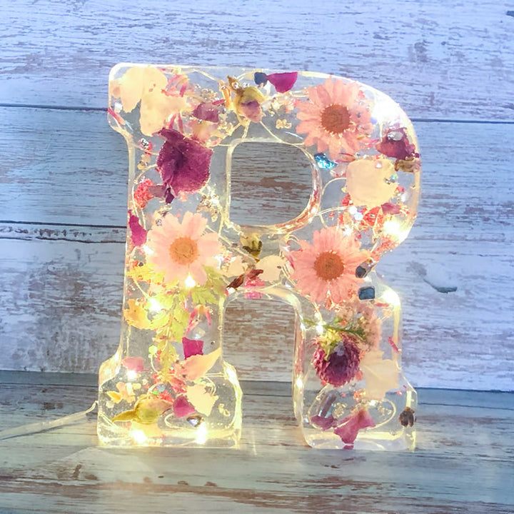 Lisslune | Floral Resin Night Light