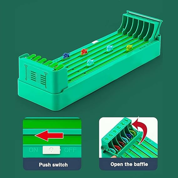 Lisslune | Racetrack Hero Family Game – Fast-Paced Racing Fun for Kids and Adults, Perfect for Game Nights and Travel