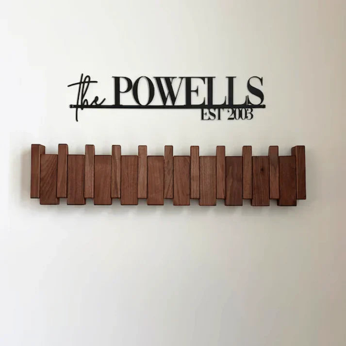 Lisslune | Wooden Piano Coat Rack - HarmonyCoat