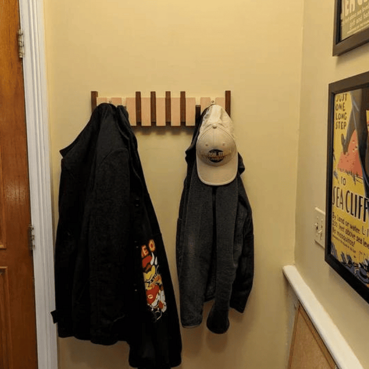 Lisslune | Wardrobe - PianoWood - Handmade Design - 5-13 Hooks