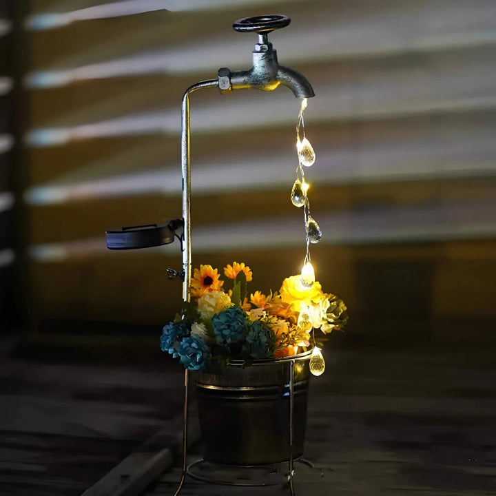 Lisslune | GlowDrops – Solar-Powered Faucet Garden Lights