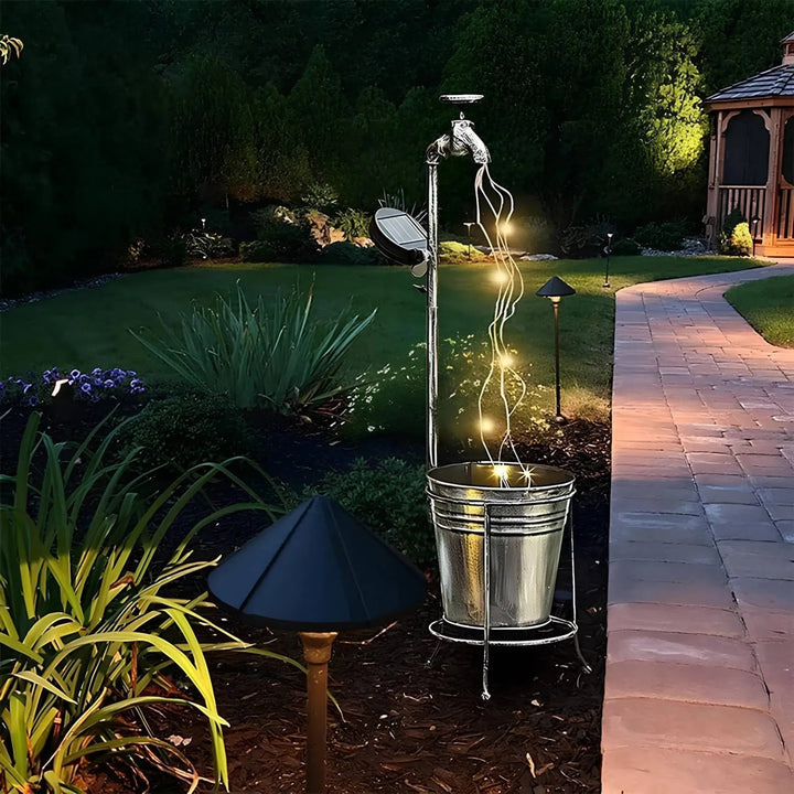Lisslune | GlowDrops – Solar-Powered Faucet Garden Lights