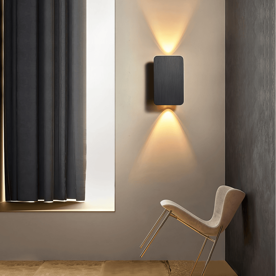 Lisslune | Radiara – Minimalist Wooden LED Wall Light with Adjustable Lighting