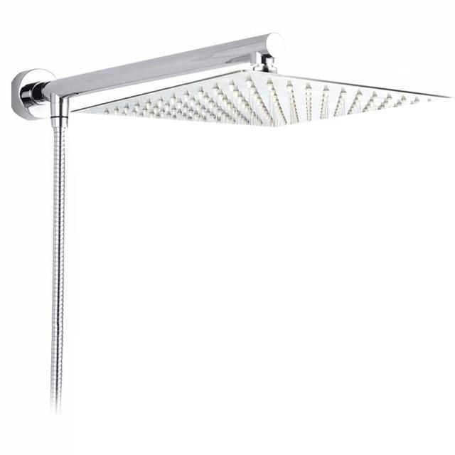Lisslune | RainSpa Wall-Mounted Rainfall Ultra-Slim Shower | Luxurious Comfort | Modern Design