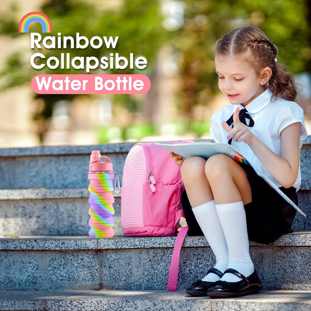 Lisslune | Rainbow Collapsible Water Bottle