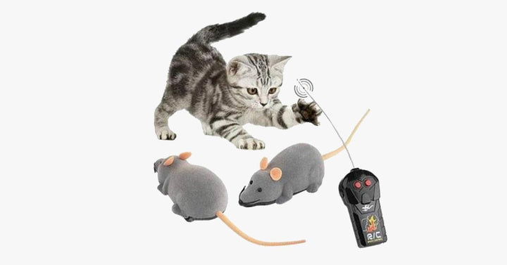 Lisslune | Electronic RC Rat Mouse Toy for Pet Cats