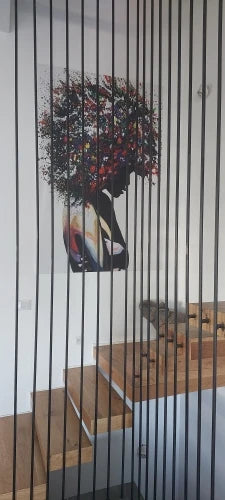 Lisslune | EMPOWERED | Graffiti Art on Canvas - Black Women in Art | Enrich your living space with inspiring African Art