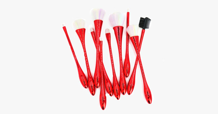 Lisslune | 10-piece hourglass brush set