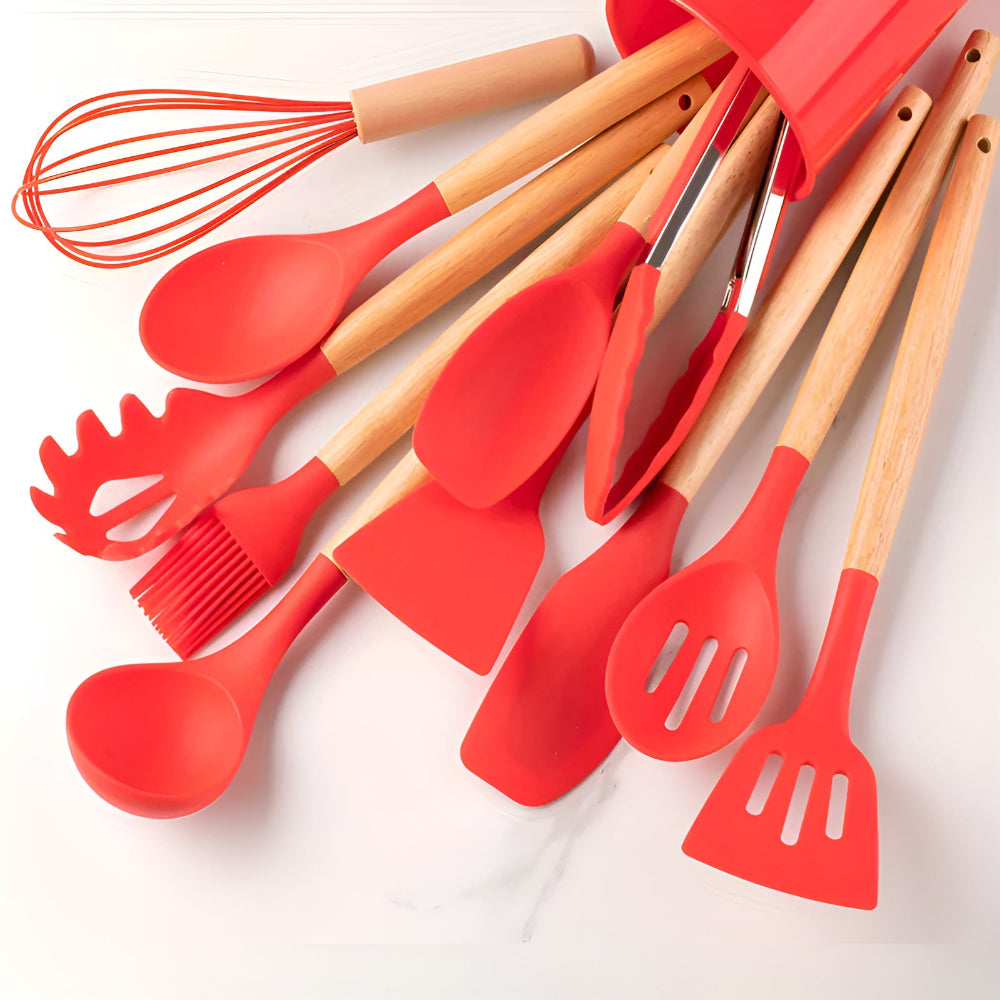 Lisslune | Silicone Cooking Utensils Set