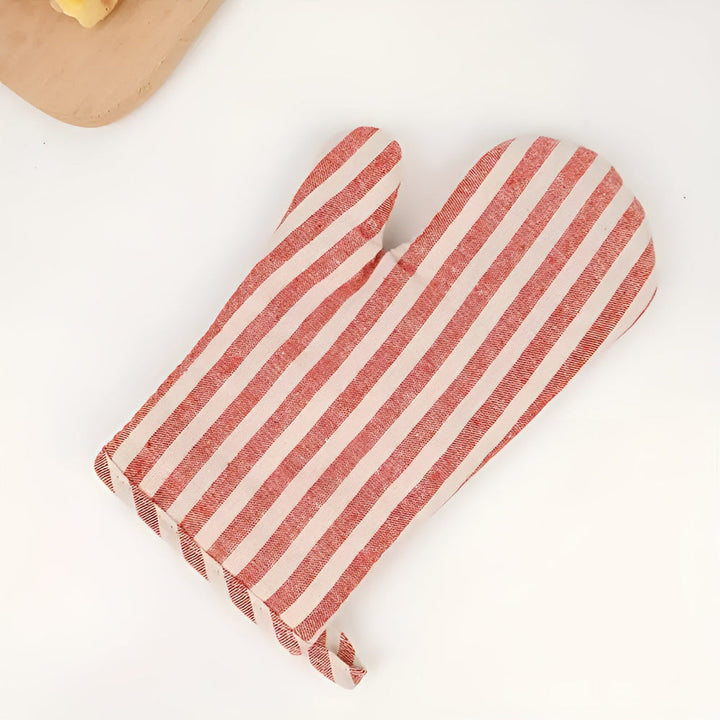 Lisslune | Premium Striped Heat-Resistant Oven Mitt