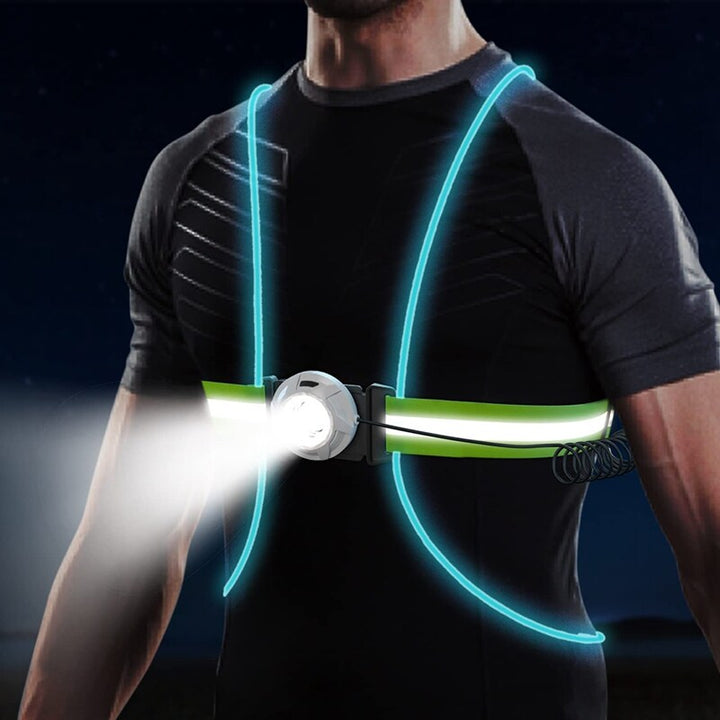 Lisslune | ReflectSafe LED Safety Vest for Running
