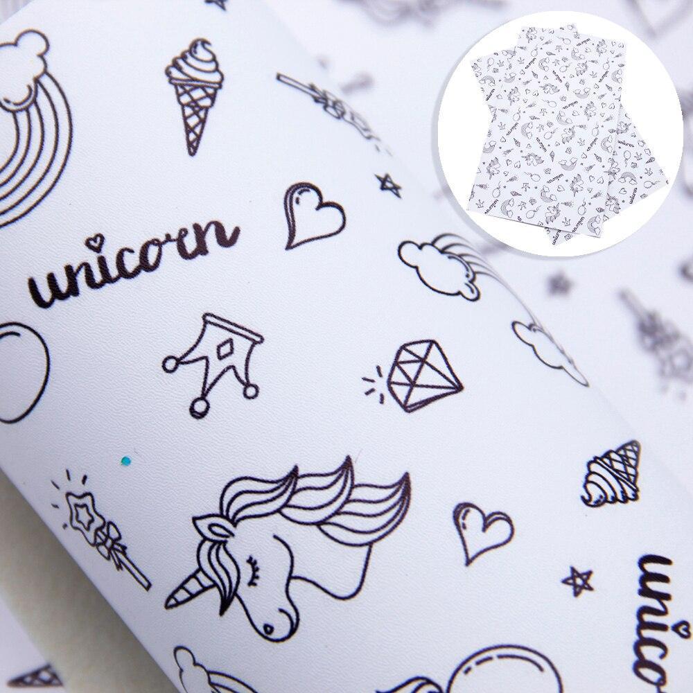 Lisslune | Imaginative Wonders: Deluxe Reindeer Print Synthetic Leather Craft Sheets for Artistic Creations