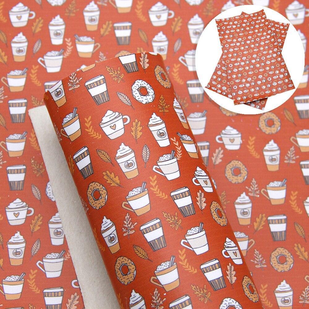 Lisslune | Imaginative Wonders: Deluxe Reindeer Print Synthetic Leather Craft Sheets for Artistic Creations