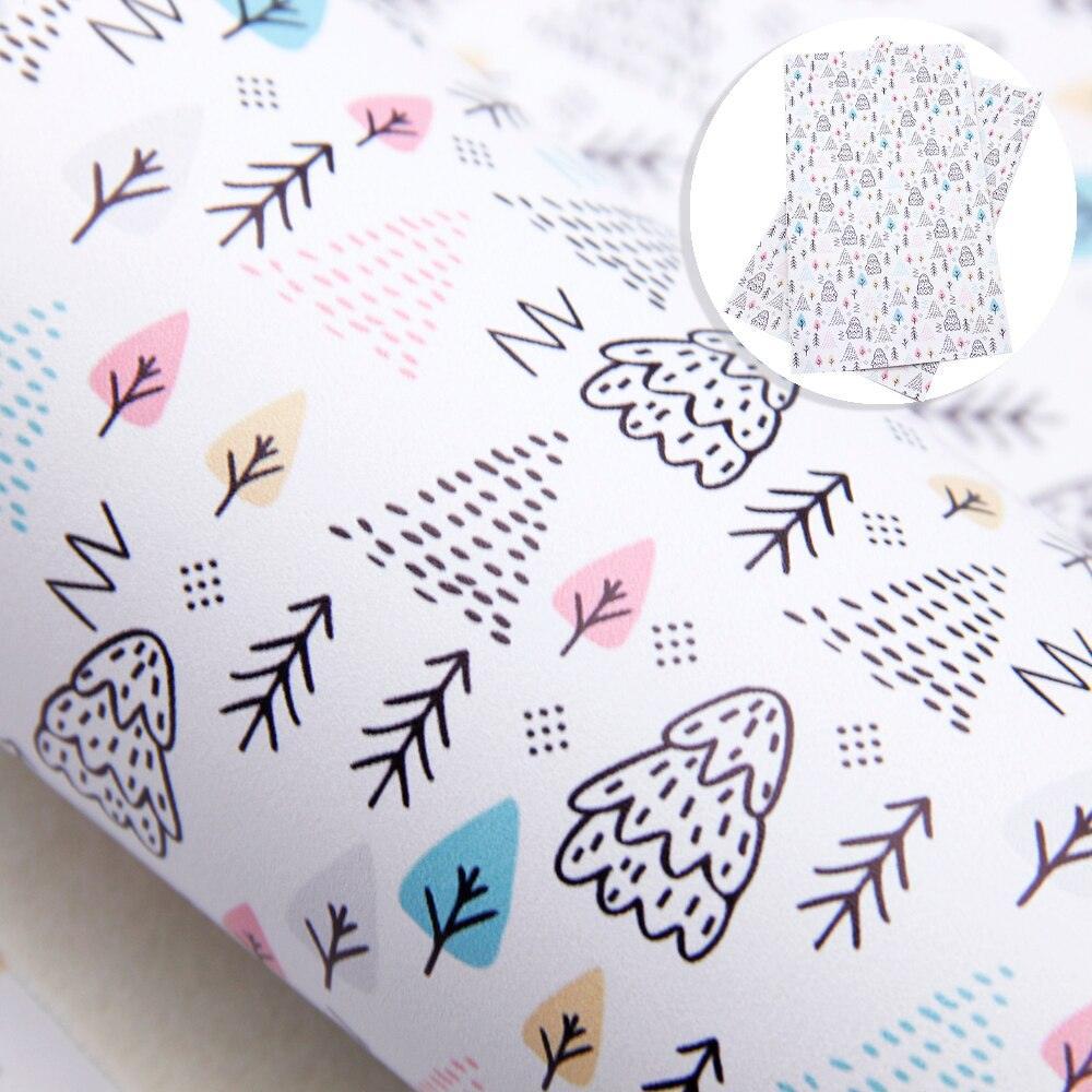 Lisslune | Imaginative Wonders: Deluxe Reindeer Print Synthetic Leather Craft Sheets for Artistic Creations