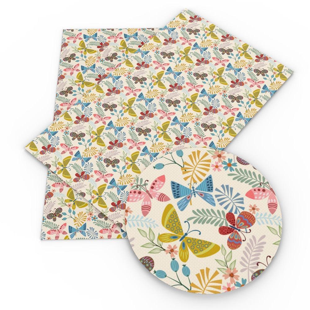 Lisslune | Imaginative Wonders: Deluxe Reindeer Print Synthetic Leather Craft Sheets for Artistic Creations