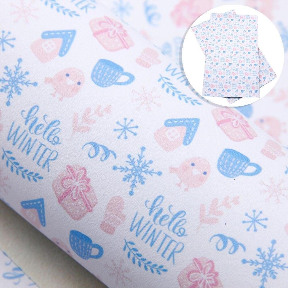 Lisslune | Imaginative Wonders: Deluxe Reindeer Print Synthetic Leather Craft Sheets for Artistic Creations