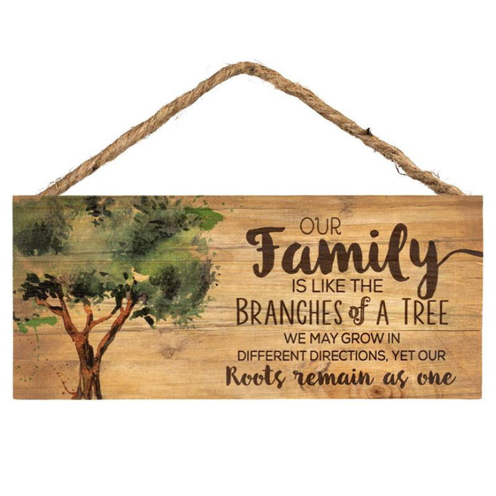 Lisslune | Rectangular Decorative Wooden Hanger – Door and Window Ornament