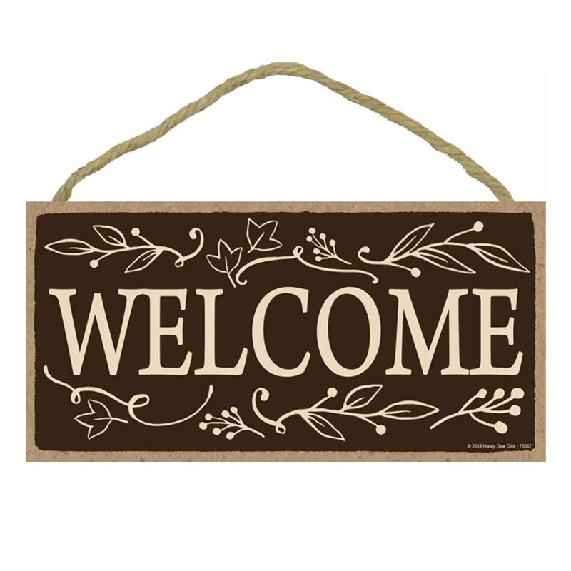 Lisslune | Rectangular Decorative Wooden Hanger – Door and Window Ornament