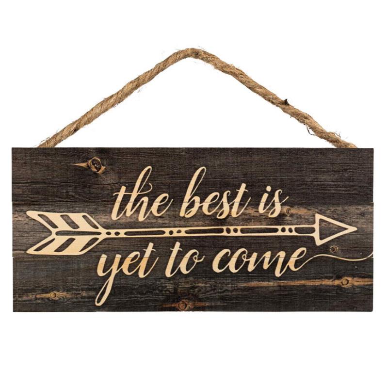 Lisslune | Rectangular Decorative Wooden Hanger – Door and Window Ornament