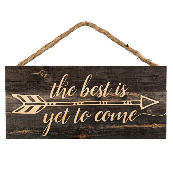 Lisslune | Rectangular Decorative Wooden Hanger – Door and Window Ornament