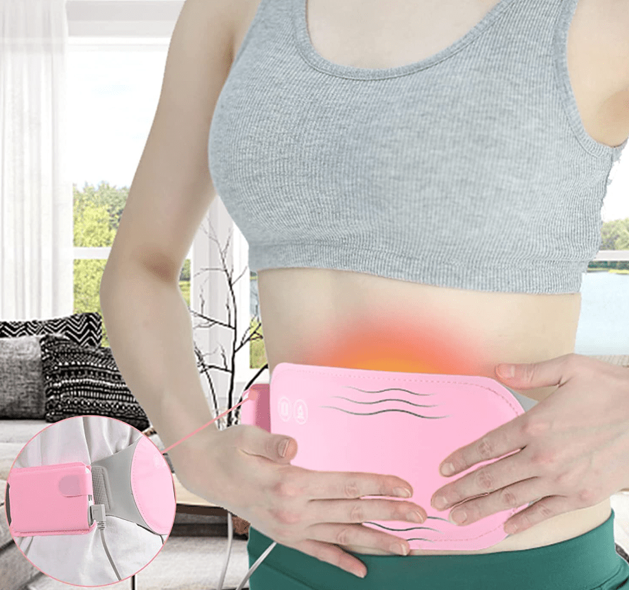 Lisslune | COMFORTHEAT – Rechargeable Electric Heating Pad for Cramps & Abdominal Pain Relief