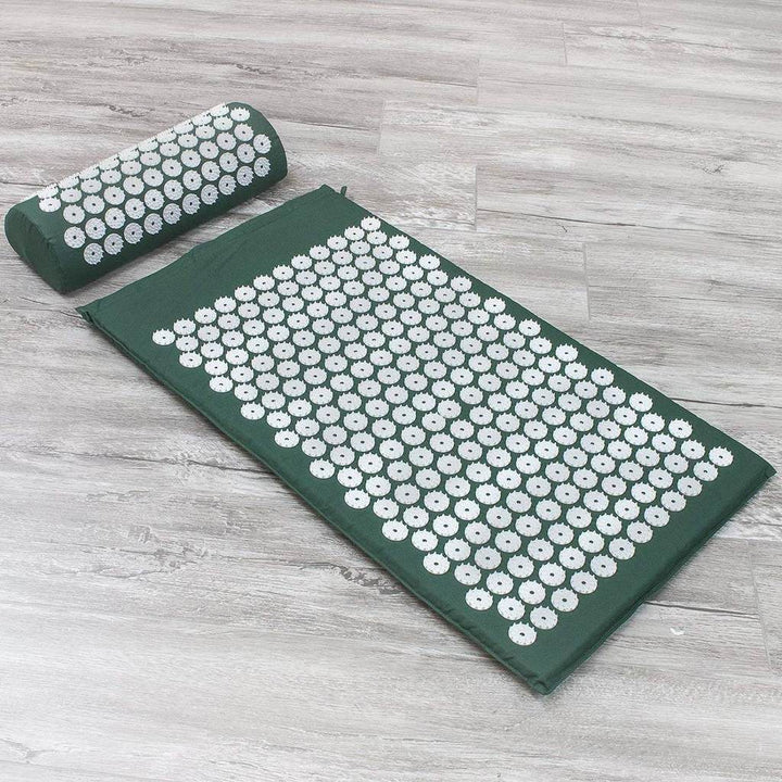 Lisslune | RELAXPRESS – Acupressure Yoga Mat and Pillow Set for Optimal Relaxation and Pain Relief