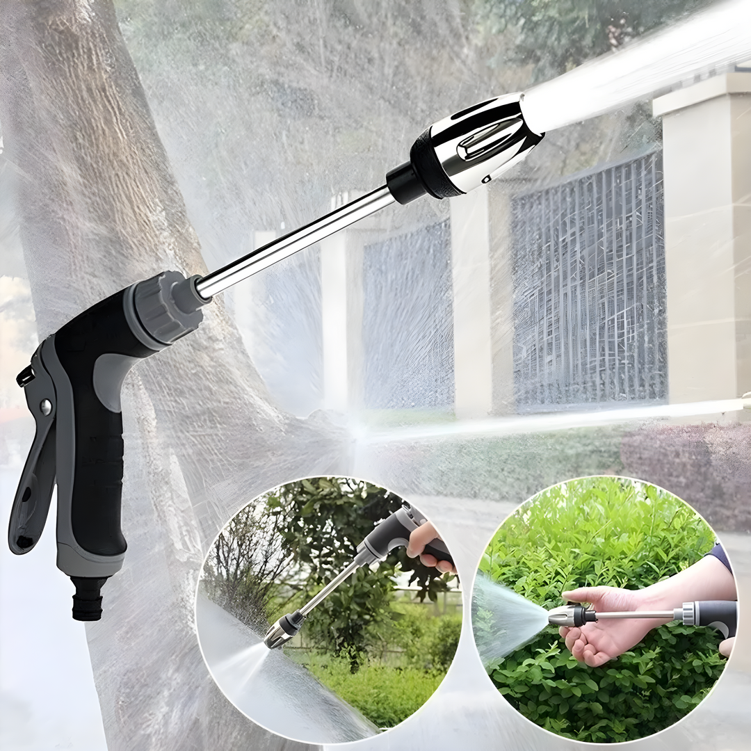 Lisslune | AquaBlitz High-Pressure Spray Gun – Universal Hose Attachment for Powerful Cleaning