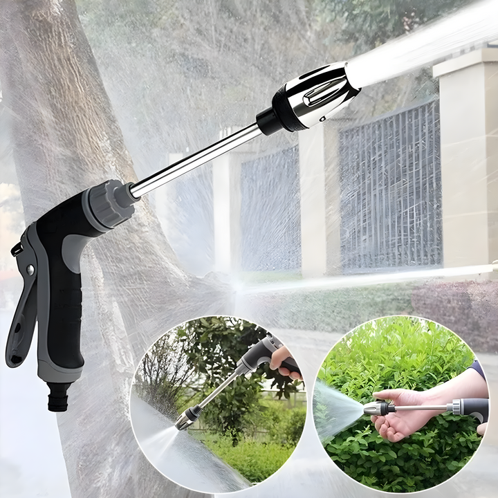 Lisslune | AquaBlitz High-Pressure Spray Gun – Universal Hose Attachment for Powerful Cleaning