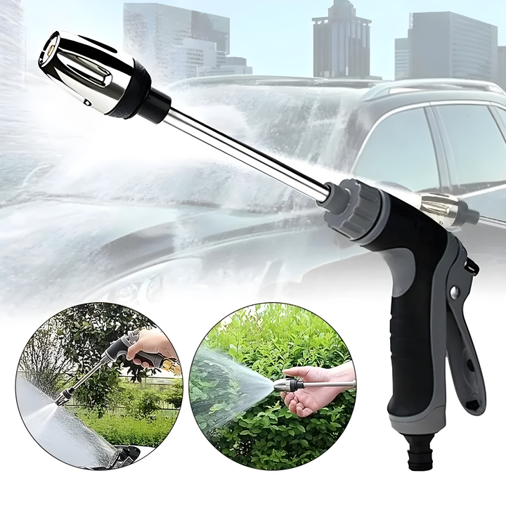 Lisslune | AquaBlitz High-Pressure Spray Gun – Universal Hose Attachment for Powerful Cleaning