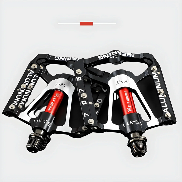 Lisslune | Robust Lightweight Aluminum Bicycle Pedals With Non-Slip Grip