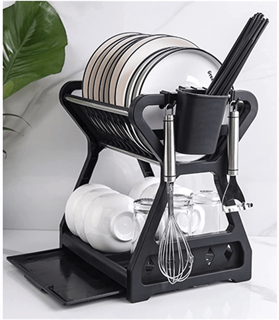 Lisslune | Double-layer Multifunctional Countertop Sink Dish Drying Rack