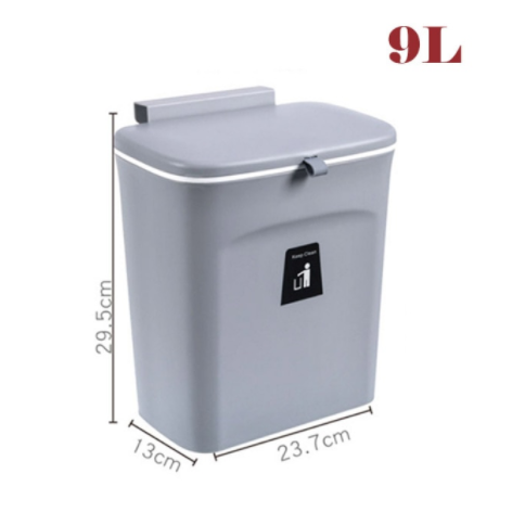 Lisslune | Wall-Mounted Smart Lid Trash Can