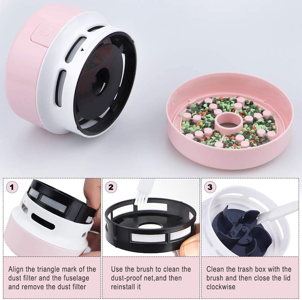 Lisslune | Portable Mini Desk Vacuum Cleaner