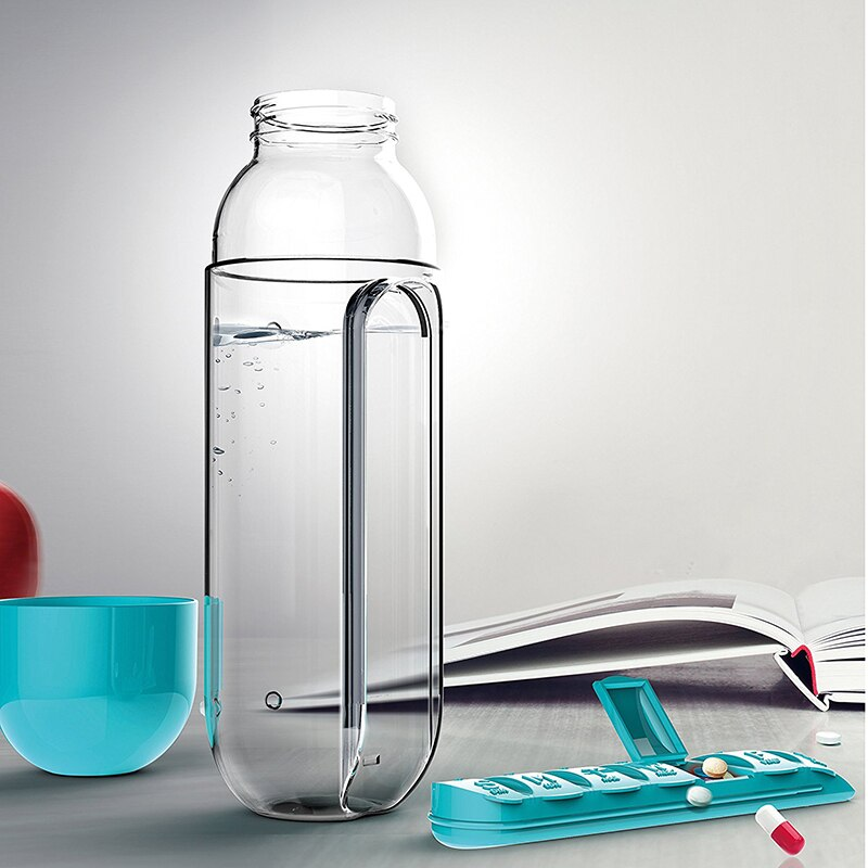 Lisslune | Water Bottle Daily Pill Organizer